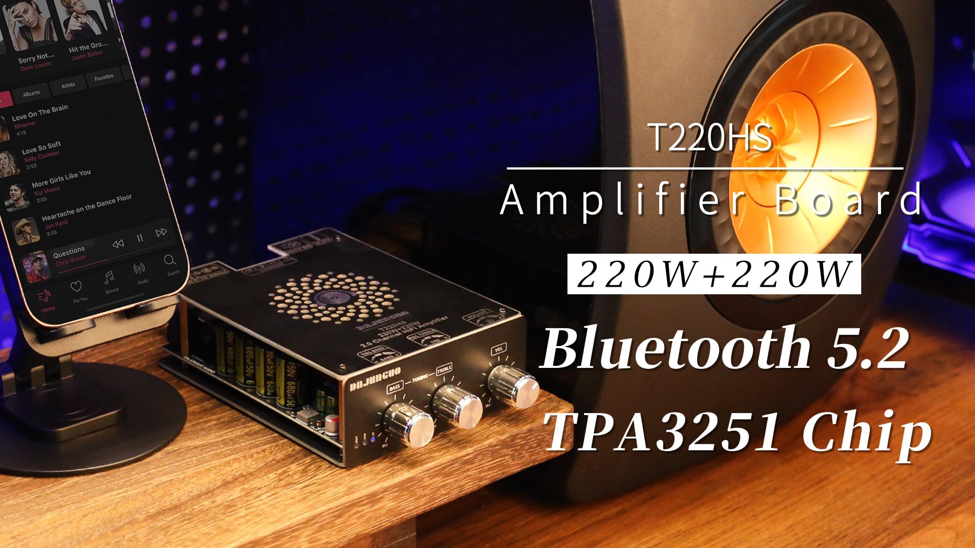 Amazon.com: T220HS Power Amplifier Board with Subwoofer 2.0